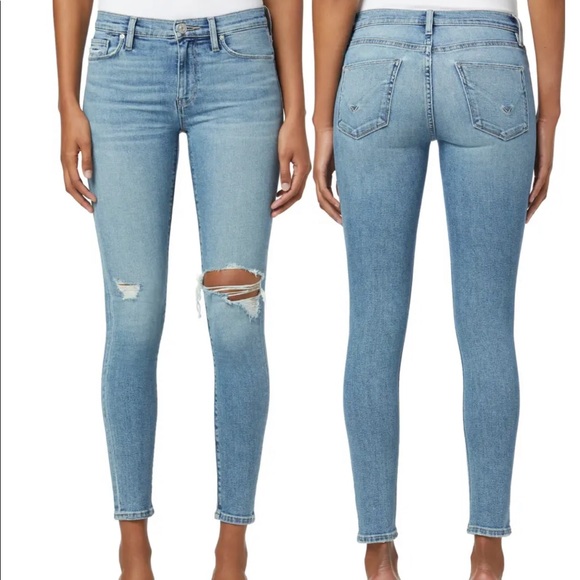 Hudson Nico Mid-Rise Super Skinny Ankle Jean - Picture 1 of 9
